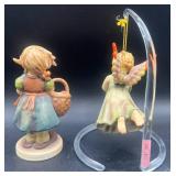 Goebel Hummel Figurines W. Germany - Autumn Harvest and Peace of Earth Angel