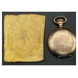 Antique Waltham Gold Filled Sidewinder Gold Filled Pocket Watch with Dueber Watch Case