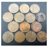 Bundle of 76 Lincoln Wheat Pennies - Assorted Years