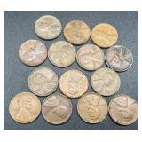 Bundle of 76 Lincoln Wheat Pennies - Assorted Years