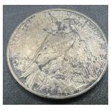 1922 Peace Silver Dollar - LOT 2 - Uncirculated - 90% Silver