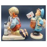 Goebel Hummel Figurine W. Germany- 'Postman' and 'Horse Trainer'