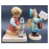 Goebel Hummel Figurine W. Germany- 'Postman' and 'Horse Trainer'