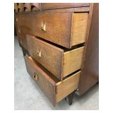 Broyhill Walnut Brasilia Magna Chest/Highboy Dresser