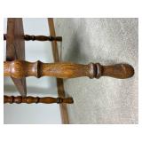 Antique Victorian-Era Parlor Table and French Style Kidney Shaped Accent Table