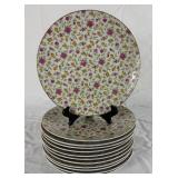 Vintage Floral Chintz Luncheon Tea Set from Topline Imports Japan