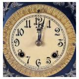 Antique New Haven Clock Co. 'Ottawa' Mantle Shelf Clock with Keys