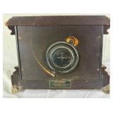 Antique New Haven Clock Co. 'Ottawa' Mantle Shelf Clock with Keys