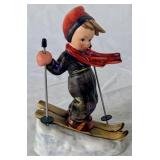 Goebel Hummel Figurines - Skier, Auf Wiedersehen, Going Home