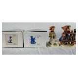 Goebel Hummel Figurines W. Germany- 'Goose Girl' and 'Signs of Spring'
