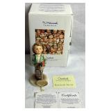 Goebel Hummel Final Issue Figurines - Duet #130, Happy Pastime #69, Globe Trotter #79 and Lost Sheep #68