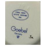 Goebel Hummel Final Issue Figurines - Duet #130, Happy Pastime #69, Globe Trotter #79 and Lost Sheep #68