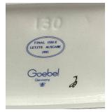 Goebel Hummel Final Issue Figurines - Duet #130, Happy Pastime #69, Globe Trotter #79 and Lost Sheep #68