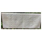 Handmade Machine Quilted Patchwork Throw Quilt 50' x 62'