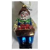 Handblown and Handpainted Glass Ornaments - 13 pieces