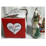 Handblown and Handpainted Glass Ornaments - 13 pieces