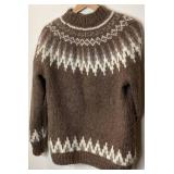 Three Handkitted Colorwork Sweaters - One XL & Two MED
