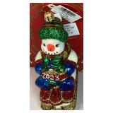 Christopher Radko Glass Ornaments - 4 Pieces