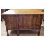Solid Tiger Oak Vintage Desk with Slide Out Writing Board and 3 Dovetailed Drawers