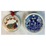 Vintage Christmas Collection - Contains Glad Yule Wall Hanging, 3 Shiny Brite Ornaments, 22 Vintage Ornaments, Sleigh Bell, Santa and Moose Figurine, and Scandanavian Santa