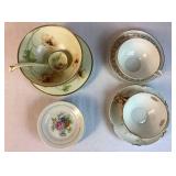 Teacup & Saucer and Porcelain Plates Assorted Collection