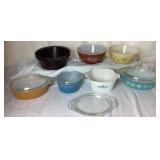 Vintage Mix of Pyrex, Corning Ware and Marcrest Dishes