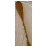 Six Vintage Wooden Paddles