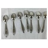 Vintage 1847 Rogers Bros. Silver Plated Flatware - Heritage Design with 'A' Monogram  - Service for 8 , missing one teaspoon