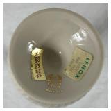 3 Piece Lenox Collection - 7' Savoy Fluted Bud Vase, 8' Eternal Vase, and 4.5'  Dorian Footed Dish