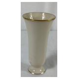 3 Piece Lenox Collection - 7' Savoy Fluted Bud Vase, 8' Eternal Vase, and 4.5'  Dorian Footed Dish