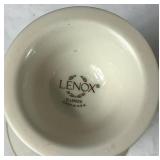 3 Piece Lenox Collection - 7' Savoy Fluted Bud Vase, 8' Eternal Vase, and 4.5'  Dorian Footed Dish