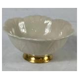 3 Piece Lenox Collection - 7' Savoy Fluted Bud Vase, 8' Eternal Vase, and 4.5'  Dorian Footed Dish
