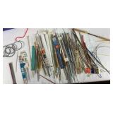 Large Assortment of Knitting and Needles and Yarn