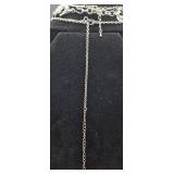 Silver Tone Necklace, Bracelet and Pins Bundle