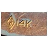 14KT Gold Heartcraft Ring and Pin