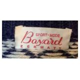 Vintage Red. White & Blue Wool Sweater Bayard Sport Mode Zermatt Switzerland