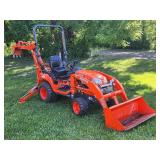 Kubota BX25 Loader-Backhoe Tractor