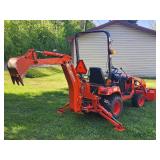 Kubota BX25 Loader-Backhoe Tractor