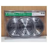 Hitachi 3-Pack 10' Saw Blades