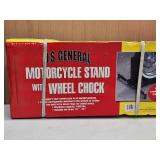 U.S. General Motorcycle Stand with Wheel Chock