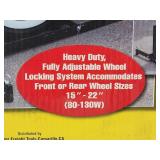 U.S. General Motorcycle Stand with Wheel Chock