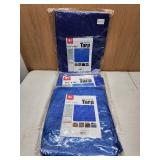(3) Blue 5' x 7' Tarps