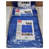 (3) Blue 5' x 7' Tarps