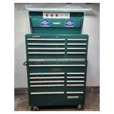 Force Rolling 19 Drawer Locking Tool Cabinet with Keys