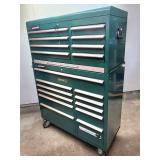 Force Rolling 19 Drawer Locking Tool Cabinet with Keys