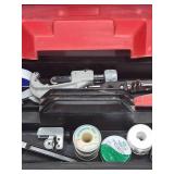 Plumbers Toolbox with Contents