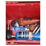 Plumbers Toolbox with Contents