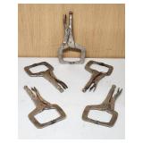 (5) Metal Fabricating Welding Clamps