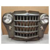 Original Vintage 1950's Willys Jeep Grille Wall Hanger