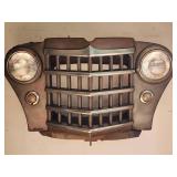 Original Vintage 1950's Willys Jeep Grille Wall Hanger